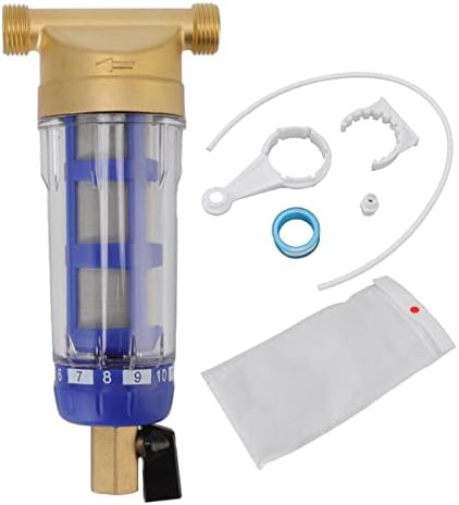 Cyclonic Sedimentation Water Filter G1/2in Backwashing Copper Whole House Water Filter for Washer by shenruifa