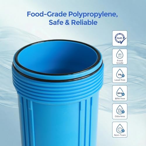 WH-20HD 20"x4.5" Whole House Water Filter Housing - Image 6
