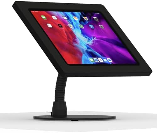 VidaMount Black Exposed Rear Camera Enclosure and Portable Flexible Stand [Bundle] Compatible with iPad Air 13" (M2/M3) & iPad Pro 12.9" (4th/5th/6th Gen) by VidaMount