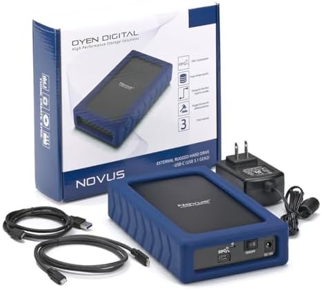 Oyen Digital Novus 24TB External USB-C Rugged 7200RPM Desktop Hard Drive - Image 6