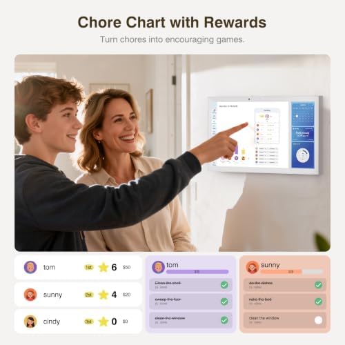 Digital Calendar with Video Calling & Split Screen, No Subscription, 15.6" - Image 6