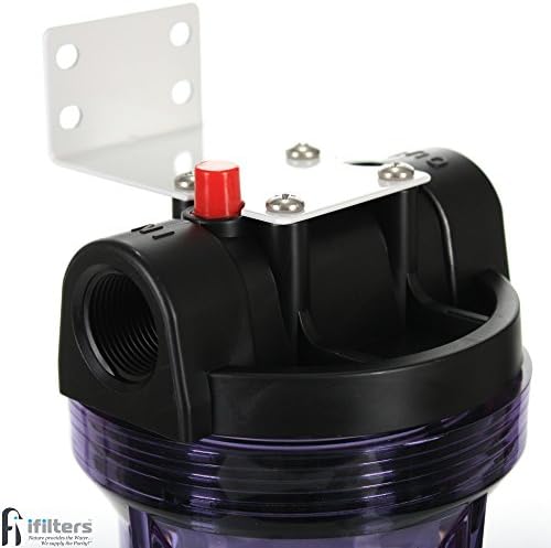 iFilters Whole House Sediment, Rust & CTO Filter Clear Housing w/ AP117 Comparable Filter Cartridge Included, 3/4" Ports - Image 3