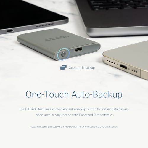 Transcend 1TB ESD360C Portable SSD Up to 2000MB/s USB3.2 Gen2x2, Type-C - Image 7