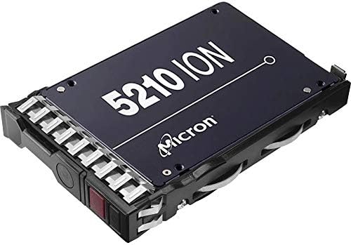Micron 5210 ION 1.92TB Enterprise Solid State Drive Bundle with 2.5 inch Drive Tray Compatible with HP ProLiant DL360p G8, DL360 G9, DL360 G10, DL380p G8, DL380 G9, DL380 G10 Servers by Micron