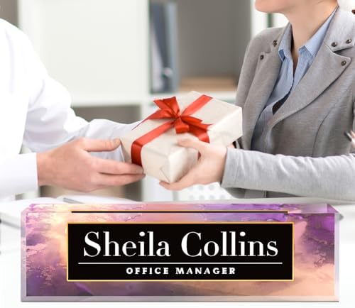 Custom Name Plate for Desk, Employee Appreciation Gifts, Office Decor - Image 6