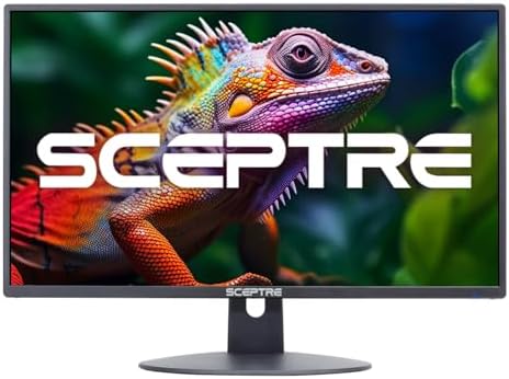 Sceptre 24-inch Prime Monitor Thin 1080p LED Monitor 99% sRGB 2X HDMI VGA Build-in Speakers, Machine Black (E248W-19203R 2025 Series) - Image 4