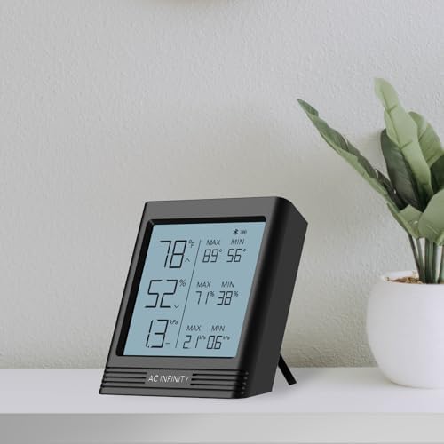 AC Infinity Temperature Humidity VPD Smart Hygrometer B1 w/ Bluetooth App - Image 7