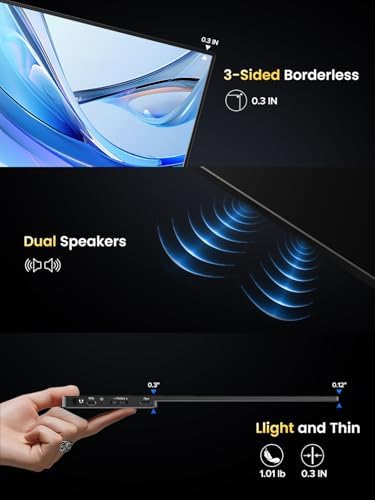UPERFECT 13.3" 4K OLED Portable Monitor, 109% DCI-P3, 500 Nits Display - Image 6
