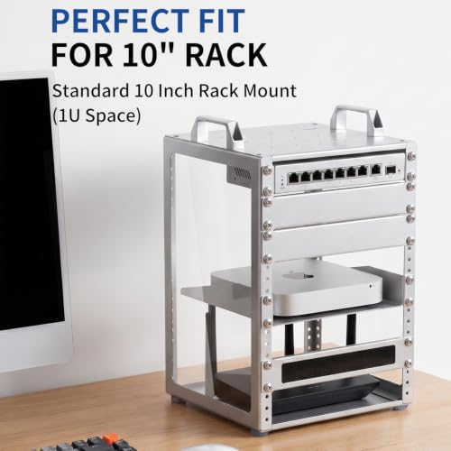 10 Inch 1U Blank Panel Sturdy Stackable Network Rack RackMate Alternative - Image 4