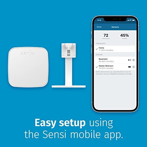 Sensi Room Sensor-Compatible with Sensi Touch 2 Smart Thermostat - Image 6