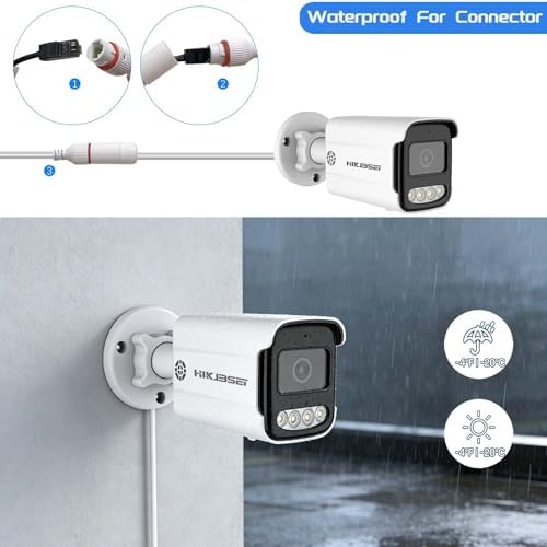 8CH 5MP Home Security Camera System, 4 x PoE IP Cameras with Person Detection, 500GB HDD for 24/7 Recording, Two-Way Audio,100ft Night Vision, IP66 Weatherproof, No Monthly Fees - Image 6