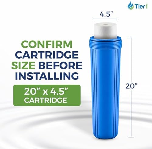 Tier1 1 Micron 4.5" × 20" Water Filter Replaces DGD-2501-20, P1-20BB, 3-pk - Image 3