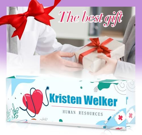 Office Desk Name Plate Personalized - Custom Nurses Week Gifts Bulk 2025 - Nurse Practitioner Gifts for Women - Nurse Name Plate for Desk - Image 7