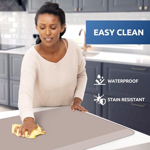 KitchenClouds 0.8" Thick Kitchen Floor Mat Cushioned Anti Fatigue (32"x20") - Image 3