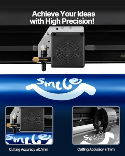 VEVOR Vinyl Cutter Machine 53" Semi-Automatic Vinyl Printer Cutter Machine - Image 6