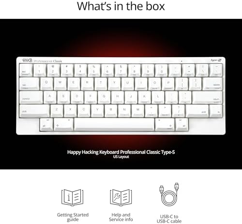 HHKB - Happy Hacking Keyboard Professional Classic Type-S, Snow - Image 6