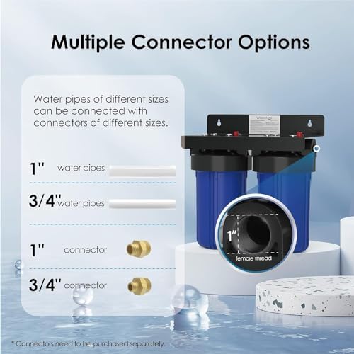 Waterdrop WHF21-FG 2-Stage Whole House Water Filter System, NSF/ANSI 372 - Image 6