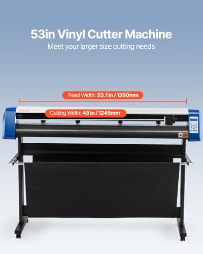VEVOR Vinyl Cutter Machine 53" Semi-Automatic Vinyl Printer Cutter Machine - Image 2