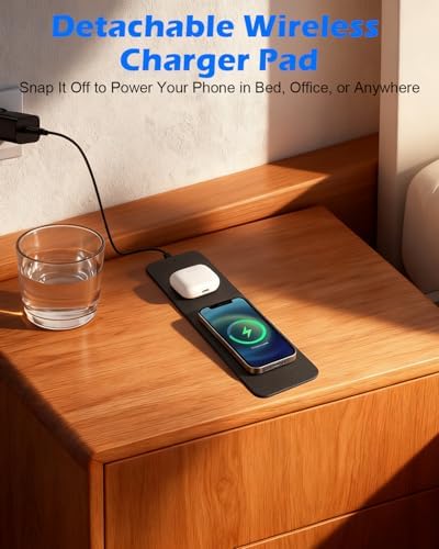 30"x15" XXL Wireless Charging Mouse Pad, Detachable 15W Qi Charger - Image 5