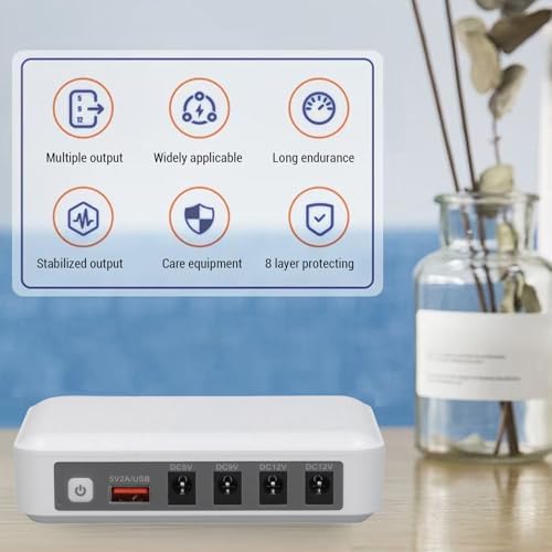 Mini UPS Battery Backup for Router, 6000mAh, Uninterruptible Power Supply - Image 5