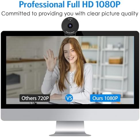 EMEET C950 Webcam for PC, 1080P Webcam with Microphone&Privacy Cover, Auto Light Correction, 70° FOV for Personal Use, Plug&Play Web Cam Protect Data, Perfect for Office Professionals&Remote Workers - Image 2