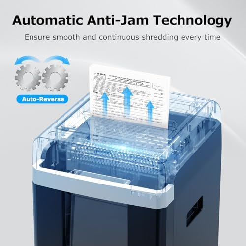 BONSEN 320-Sheet Micro Cut P-5 High Security Auto Feed Heavy Duty Shredder - Image 6