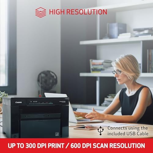 Canon imageCLASS MF3010 VP - Wired Monochrome Multifunction Laser Printer with Scanner, Copier, USB Cable Included, Up To 2,300 Page Toner Yield in Box, 19 PPM, Black - Image 4