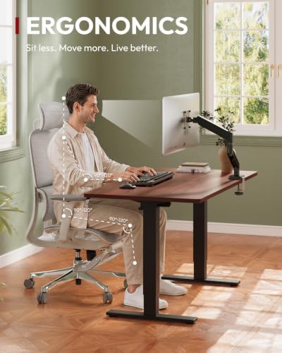 SANODESK 1'' Thick One-Piece 60 x 24'' Height Adjustable Standing Desk - Image 7