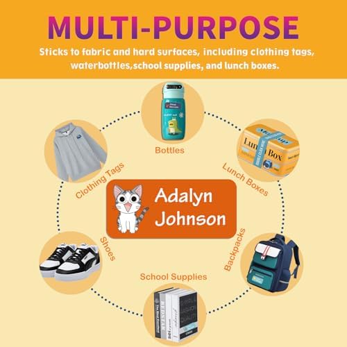 Custom Personalized Name Labels for Kid Waterproof Name Stickers Tags - Image 5
