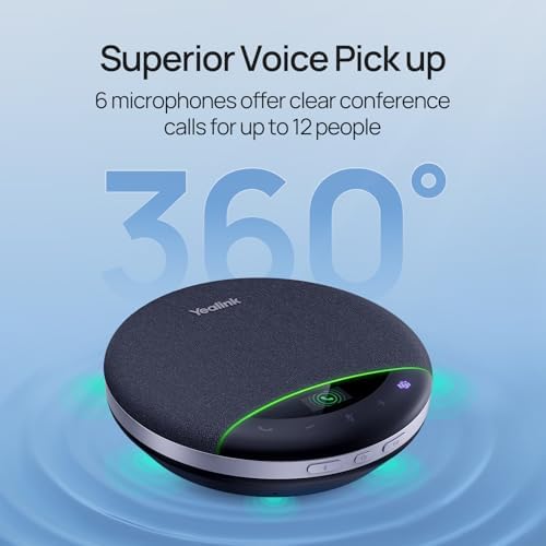 Yealink SP96 Conference Speakerphone 26h 16ft Noise Cancel Daisy-Chain USB - Image 2