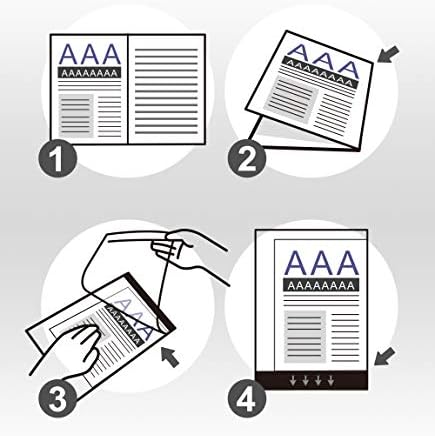 Plustek A4 / Letter Size Document Carrier Sheets - (Pack of 5) - Image 3