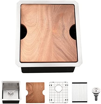 12 Inch Undermount Bar Sink Workstation by BoomHoze