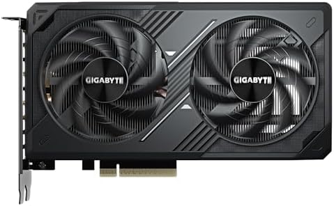 GIGABYTE GeForce RTX 5060 WINDFORCE OC 8G Graphics Card, Cooling System, 8GB 128-bit GDDR7, PCIe 5.0, Manufactured by NVIDIA, DisplayPort & HDMI - Video Output Interface, GV-N5060WF2OC-8GD Video Card - Image 2