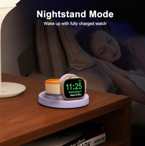 Upgraded for Apple Watch Charger, Foldable Travel Fast Charging Dock - Image 7