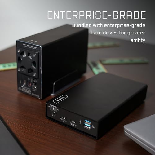 compatily LV22 28TB USB-C 10Gbps External HDD and HUB – Portable Enterprise Hard Drive for Professional Media Creators and Work from Home Office Professionals (with Enterprise HDD, 28TB) (Renewed) - Image 4