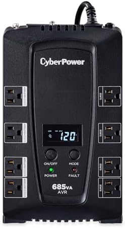 CyberPower CP685AVRLCD Intelligent LCD UPS Battery Backup by Unknown