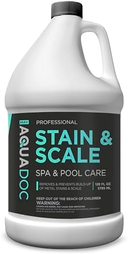 AquaDoc Pool & Spa Stain and Scale Remover for Hot Tubs - 128oz by AquaDocSpaHotTubSupplies
