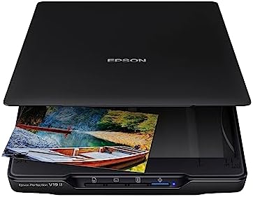 Epson Perfection V19 II Flatbed Photo Scanner 4800 dpi Optical Resolution by Unknown