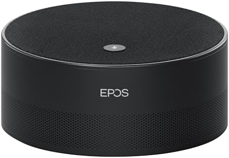 EPOS Expand Capture 5 Professional-Grade Conference Speakerphone for Microsoft Teams Rooms - 7-Beamforming Mics, Voice ID & Live Transcription (1000895) by EPOS
