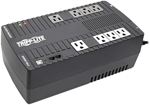 Eaton Tripp Lite AVR550U 550VA UPS 300W Battery Backup Surge Protector AVR by TrippLite