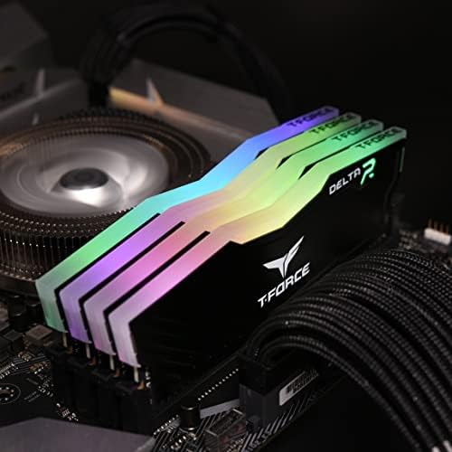 TEAMGROUP T-Force Delta RGB DDR4 32GB (2x16GB) 3600MHz (PC4-28800) CL18 Desktop Gaming Memory Module Ram TF3D432G3600HC18JDC01 - Black - Image 3