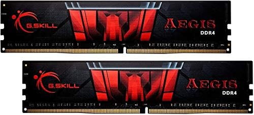 G.SKILL AEGIS Series DDR4 RAM (XMP) 32GB (2x16GB) Up to 3200MT/s* CL16-18-18-38 1.35V Intel AMD Desktop Computer Memory U-DIMM (F4-3200C16D-32GIS) by GSkillInternationalEnterpriseCoLtd