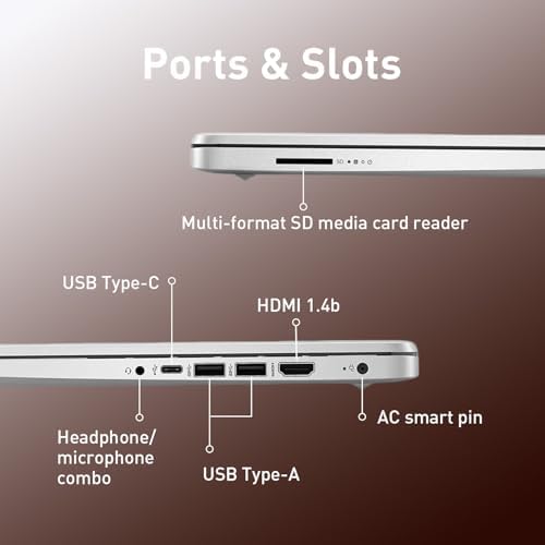 HP Ultrabook 14 Laptop Computer Business Study & Home 2026, MS Office for The Web + Win11 Home, Quad-Core Intel CPU, 128GB SSD, WiFi 6, Bundle Thunderobot Wireless Mouse - Image 7