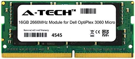 A-Tech 16GB Module for Dell OptiPlex 3060 Micro Form Factor MFF Desktop PC Compatible DDR4 2666Mhz Memory Ram (ATMS283814A25832X1) by A-TechComponents