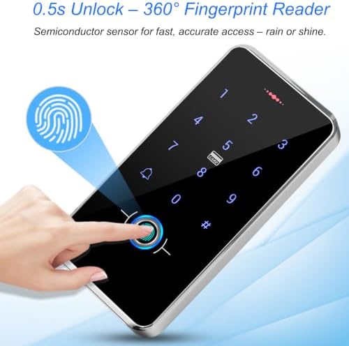 LIBO Fingerprint Access Control Kit with Electric Bolt Lock - Image 2