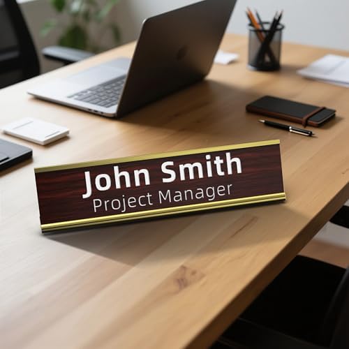 Personalized Wall Mount Name Plate, Custom Engraved Office Sign - Image 4