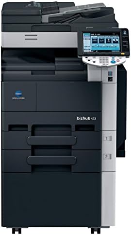 ABD Office Solutions Konica Minolta BizHub 423 Tabloid-Size Monochrome Laser Multifunction Copier - 42ppm, Copy, Print, Scan, Internet Fax, 2 Trays by ABD+Office+Solutions