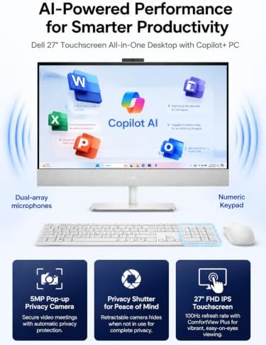 Dell 27 Touchscreen All-in-One Desktop Computer 2026 PC, Ultra 7 32GB + 1TB - Image 5