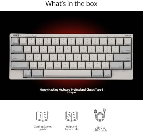HHKB - Happy Hacking Keyboard Professional Classic Type-S, White - Image 6