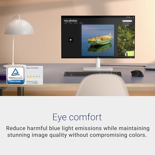 Dell 27 Plus Monitor - S2725HSM - 27-inch FHD (1920x1080) 144Hz 1ms Display, 2 x 3W Speakers, HDMI Connectivity, Height/Tilt/Pivot/Swivel Adjustability, AMD FreeSync - Ash White - Image 5